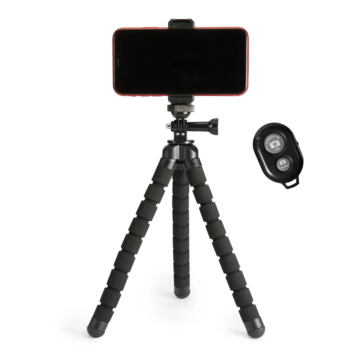 Amazon Basics Portable and Flexible Tripod with Wireless Remote and Smartphone Clamp Review