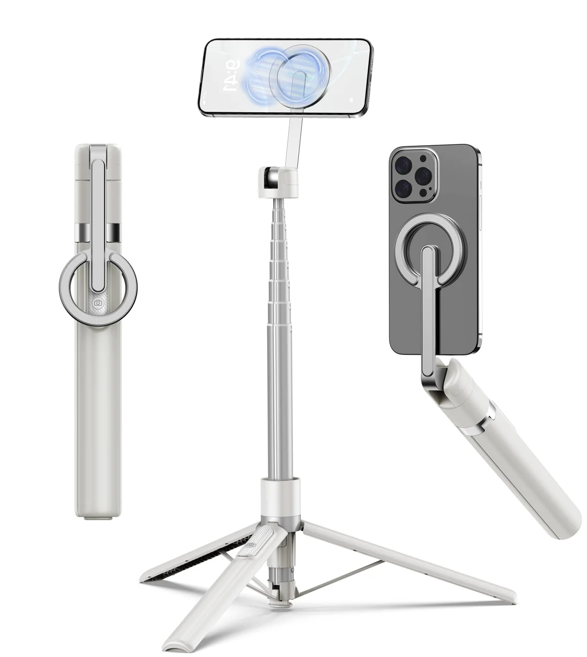 TONEOF 68" Magnetic Selfie Stick Tripod with Aluminum Strong Magnetic Holder for Magsafe Review